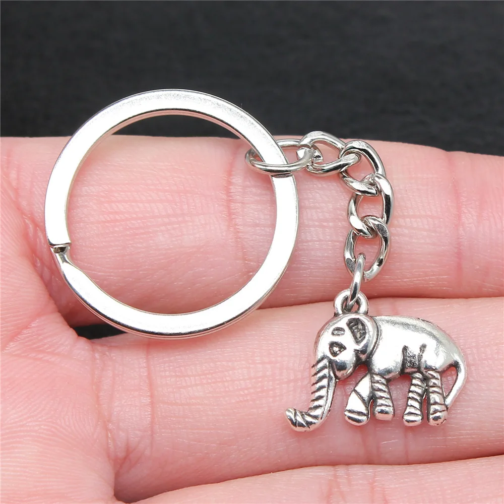 

Прямая поставка мужской брелок винтажный 2 цвета 20x16x4 мм Слон Подвески-сувениры подарок