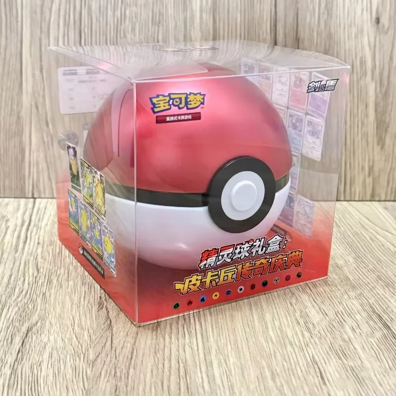 Подарочный набор PTCG Pokemon Poke Ball Master Ball на день рождения с оригинальной упаковкой карт Pokemon на упрощенном китайском языке, идеальная игрушка, в наличии (art.: 3920da869afdf) - 3920da869afdf
