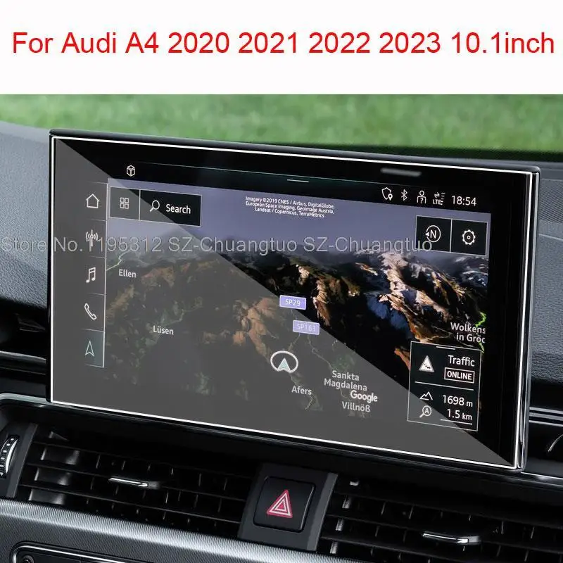 Защита экрана из закаленного стекла для Audi A4 2020 2021 2022 2023 10 1 дюйма ЖК-дисплей