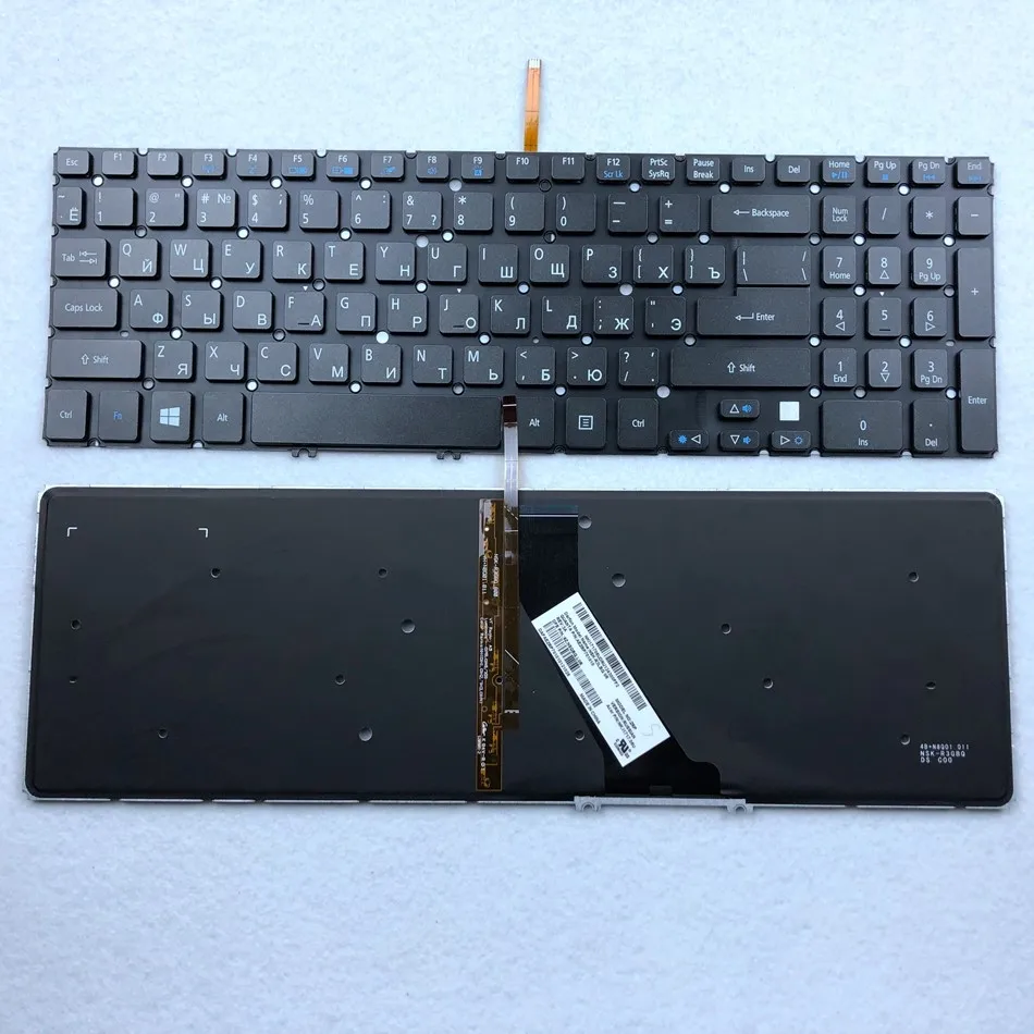 

Russian Backlit Laptop Keyboard for Acer Aspire V5 V5-531 V5-531G V5-551 V5-551G V5-571 V5-571G V5-571P V5-571PG V5-531P RU