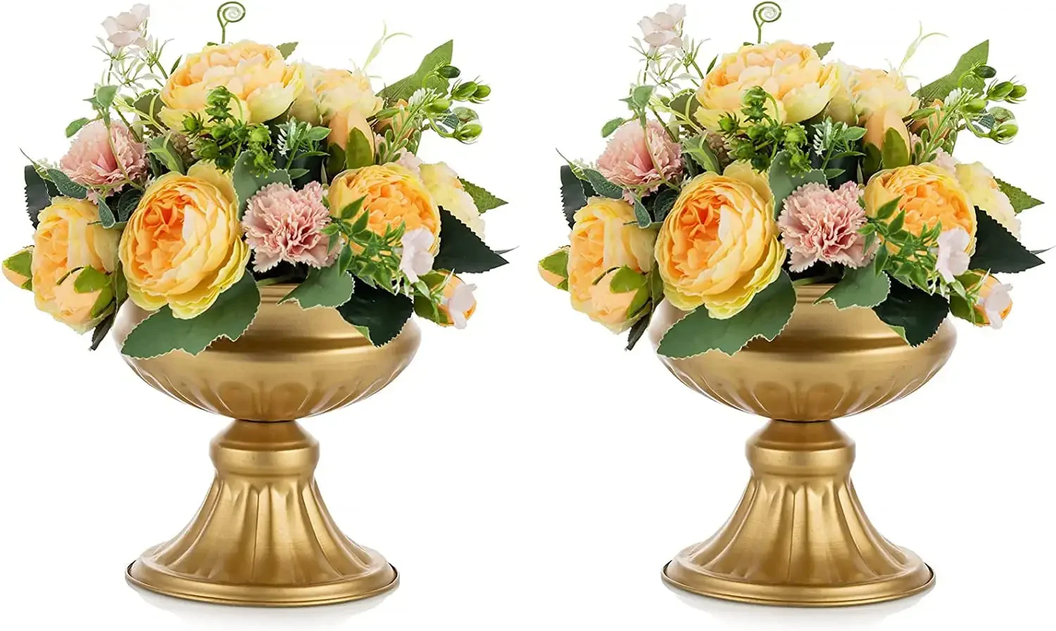 

Золотая Цветочная ваза для свадебного стола, металлическая компотовая чаша, подставка для вазы