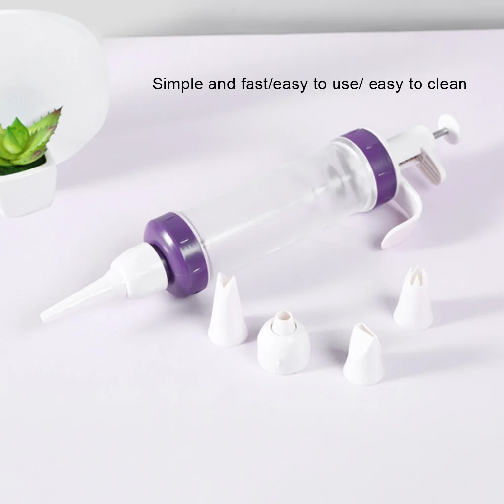 

Cookie Press Mould Pastry Plastic Nozzle Baking Tools Household Supplies