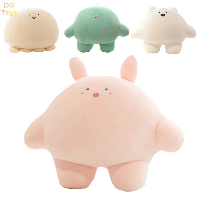 

Stuffed Ball Dinosaurs White Food Bear Octopus Doll Penguin Monsters Plush Animal Onion Dumplings Cute Toy toy Cartoon kid Round