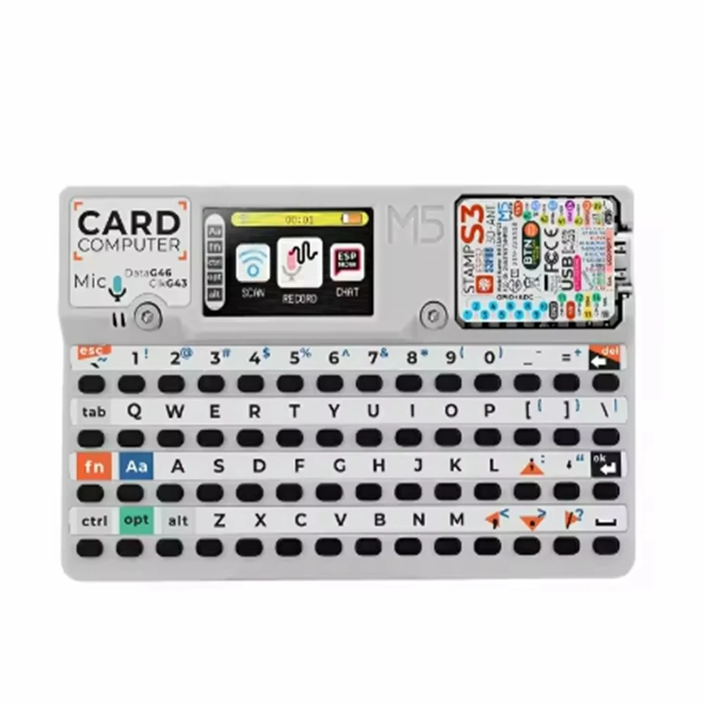 Микроконтроллер StampS3 56-клавишная клавиатура карточный компьютер