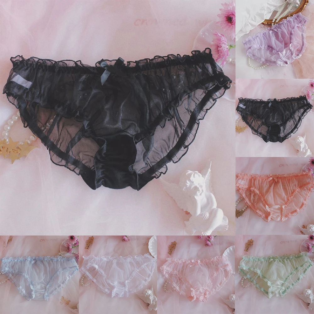 

Underpants Men Underwear All Seasons Indoor Bikini Breathable Pouch Sexy Brief Comfort Comfy Floral Knicker Lace