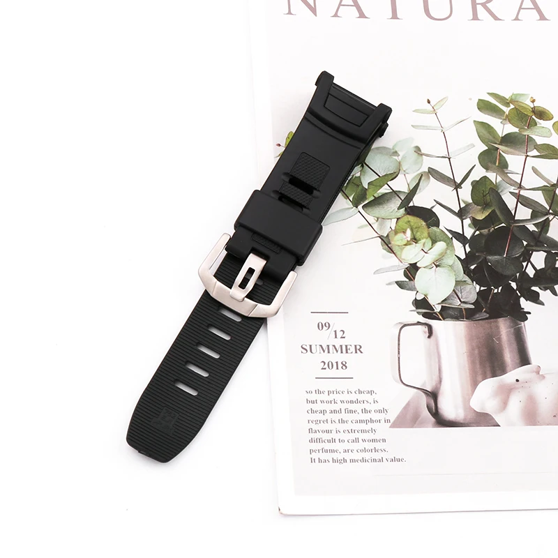 Resin strap suitable for Casio PRG-130 PRW-1500 3132 3135 Mountaineering series sports strap watch accessories