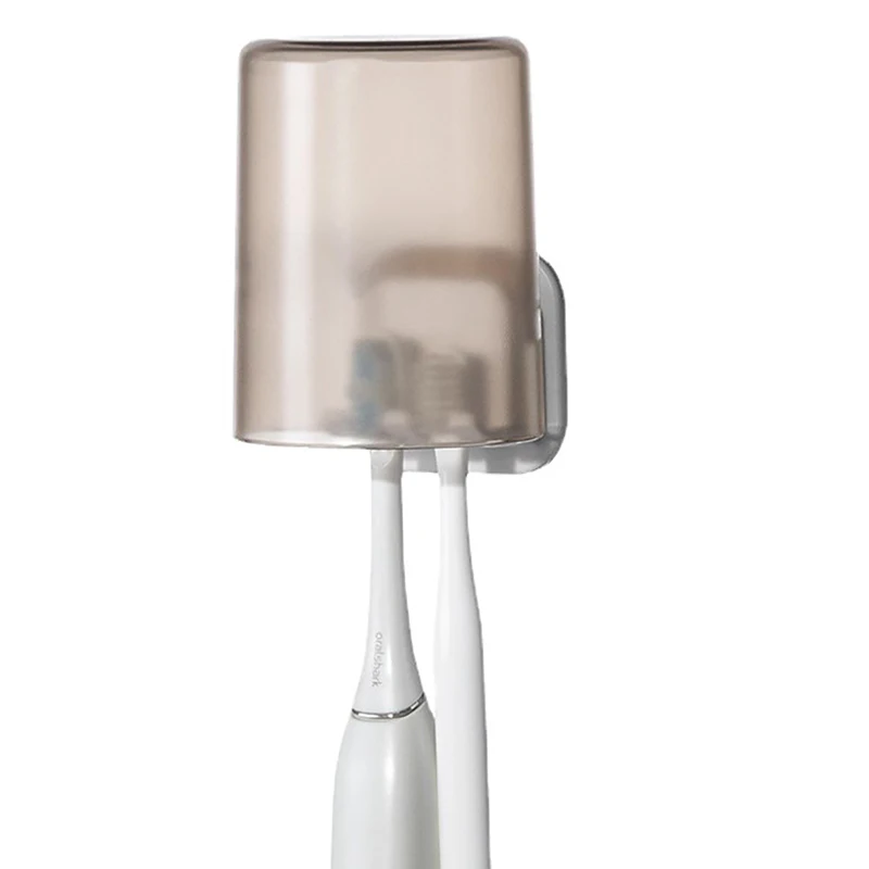 

Electric Toothbrush Holder Non-marking No-hole Bathroom Wash Cup Storage Wall-mounted Room Shelf Bathroom Accessories