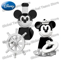 disney classic black white mickey minnie mouse mini blocks figures toys action figure dolls diy bricks accessories kids toy gift
