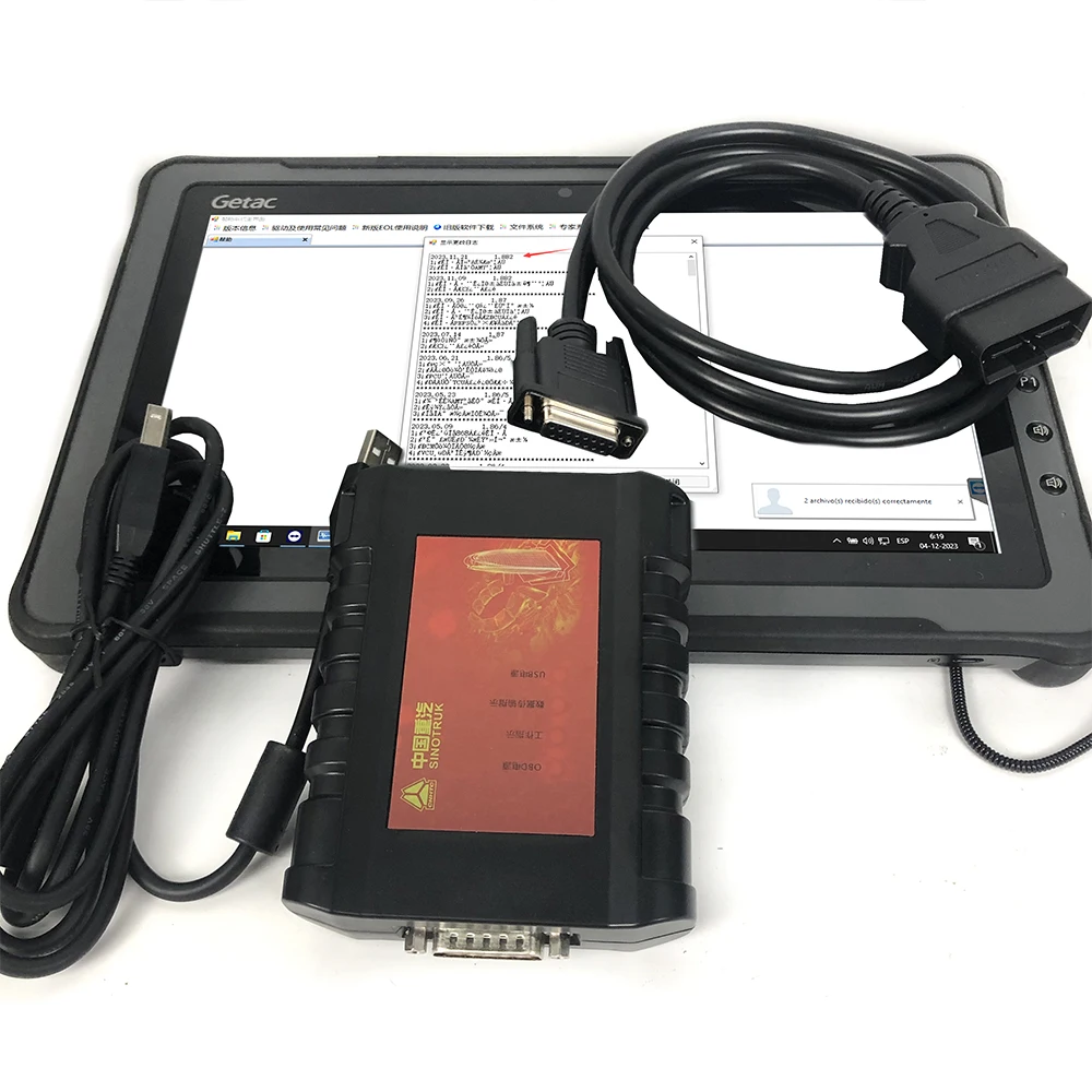 Диагностический инструмент для сканера дизельного двигателя Sinotruck HOWO/A7/T7H/Sitrak/Hohan