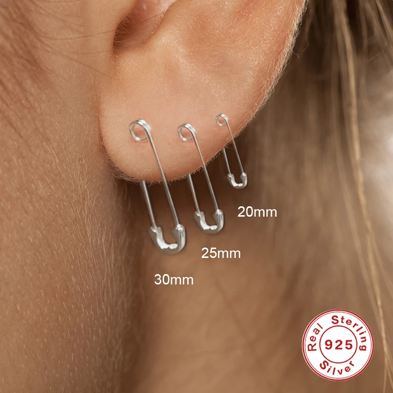 

Серьги-гвоздики женские из серебра 925 пробы в готическом стиле