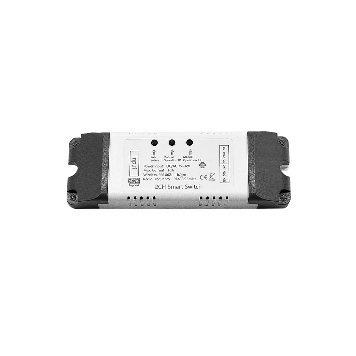 

Tuya Smart Remote Control Wireless Wifi Switch Module 2CH RF Receiver 10A Wifi Relay Voice Remote Control DC/AC 7-32V