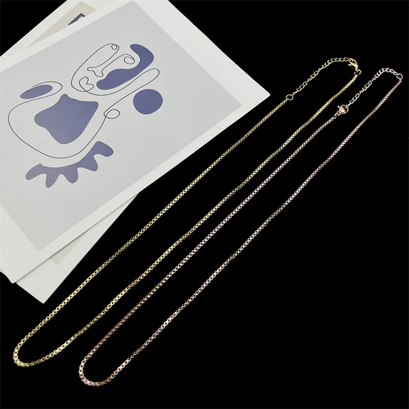 Высококачественные разнообразные цепи на выбор для женщин и мужчин. Ожерелье хип-хоп на шее, модное, из нержавеющей стали. Подарок.