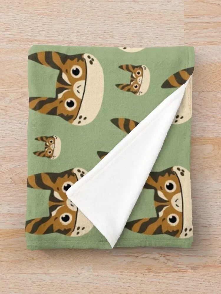 Плед с рисунком кошки loth пушистые одеяла очень большие пледы