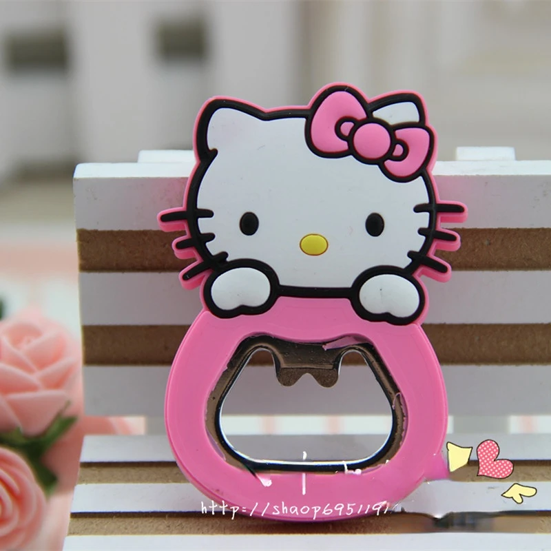 

Hello Kitty Cartoon Refridgerator Magnets Magnet Bottle Opener Bottle Screwdriver Household Supplies