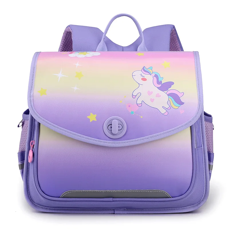 New Unicorn Dinosaur Children Load-reducing Primary School Bags Girl Boy Primary Student Horizontal Large-capacity Backpacks Hot
