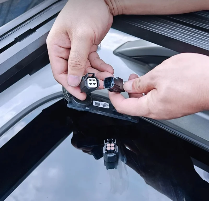 Автоматическая рама крыши платформа спойлер с четырьмя глазами прожектор