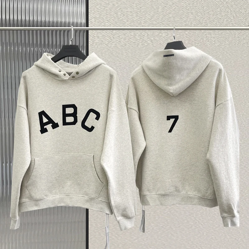 

Новинка 2023, сезон 7, толстовка с логотипом ABC, незаменимые толстовки оверсайз, модная мужская и женская толстовка, повседневная одежда