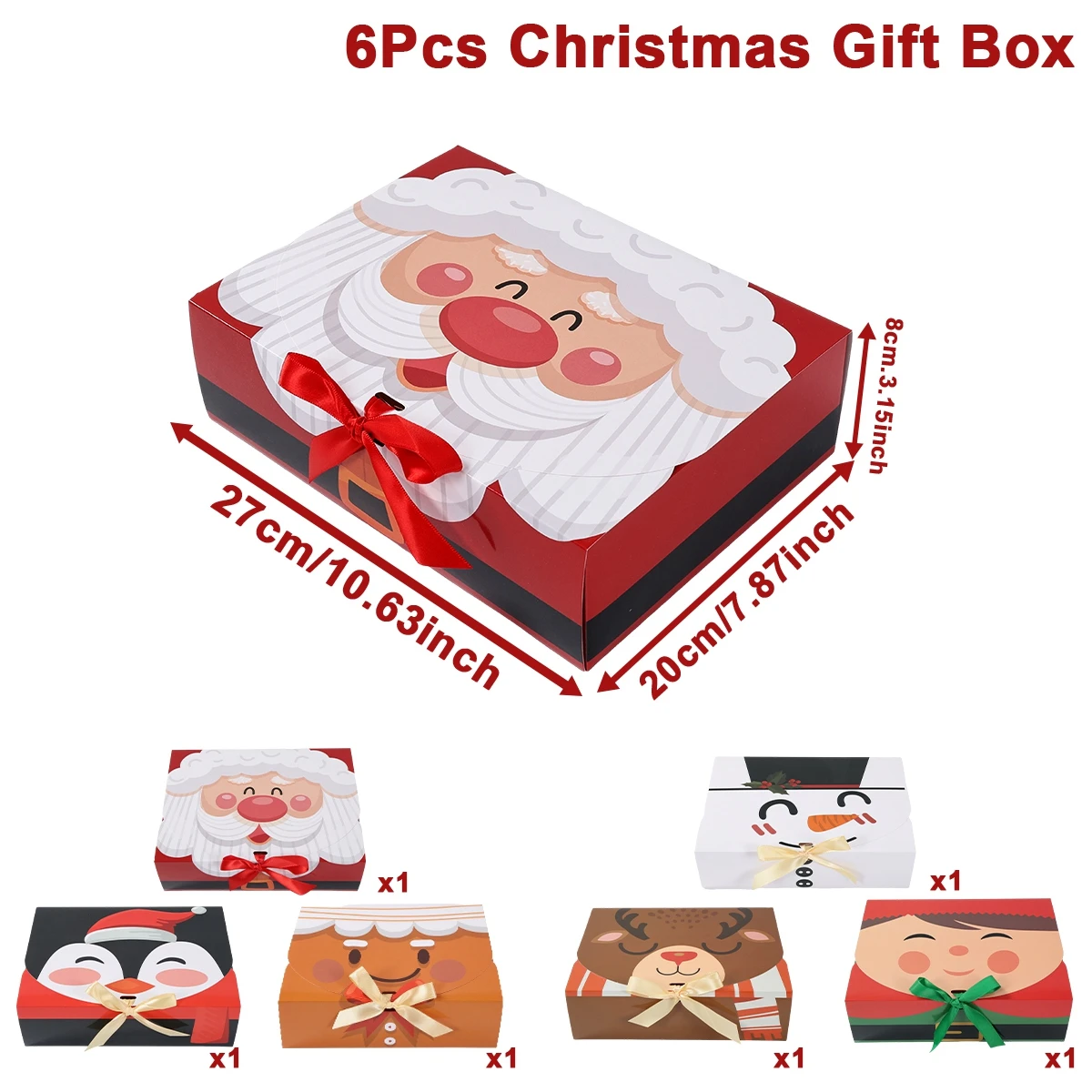 

Рождественская подарочная коробка QIFU