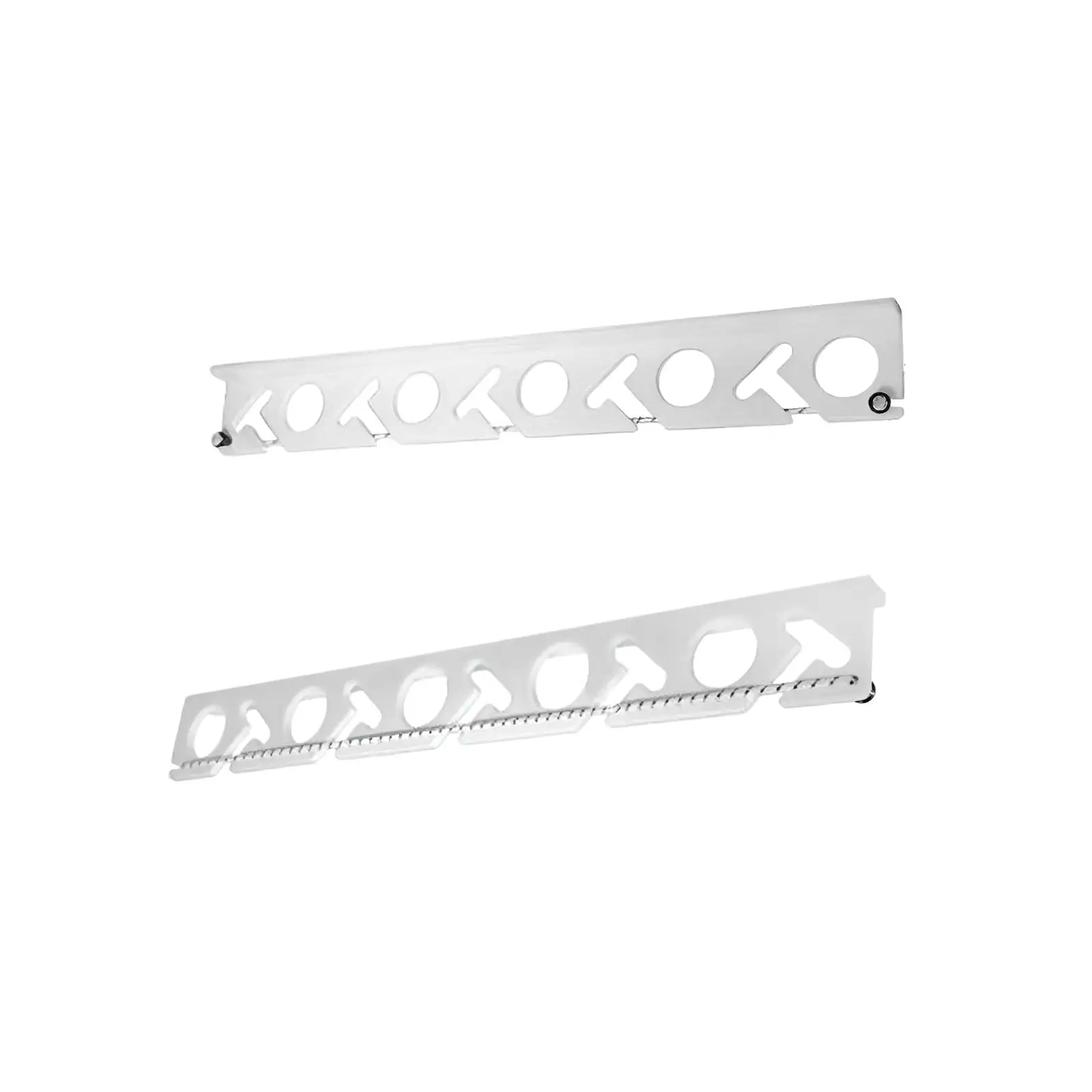 

2Pcs Fishing Rod Rack 10 Pole Holder Garage Fishing Accessories Plastic Organizer Support Easy Installation Fishing Pole Rack