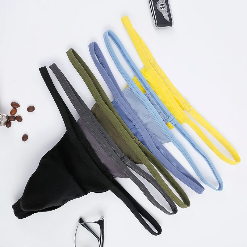 FIGURE COLORS Sexy Low Waist Men's Underwear Modal Pure Sexuality Style Fun Personality Special Spicy T-line Underpants