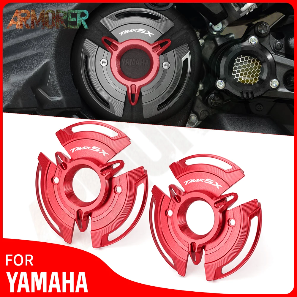 For YAMAHA TMAX 530 SX T-MAX 530 SX Motorcycle Engine Stator Starter Cover Frame Slider Protector Accessories 2020 2021 2022