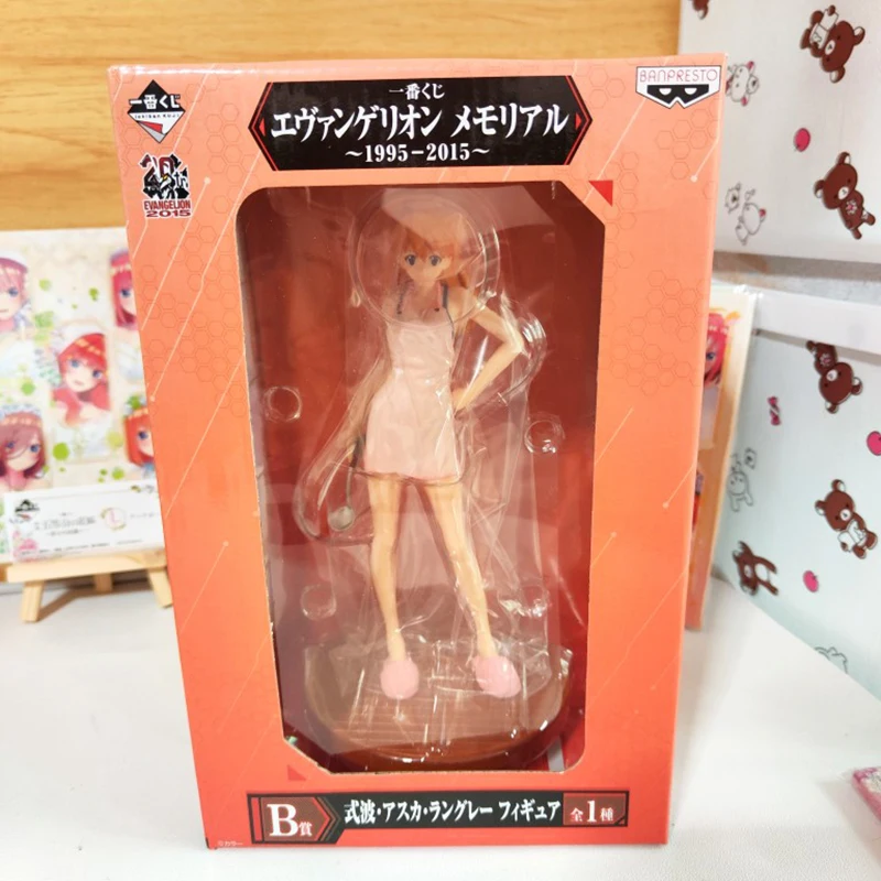 

In Stock Banpresto Ichiban Kuji Evangelion B Reward Asuka Langley Soryu Apron Original Anime Figure Pvc Model Collectible Toys