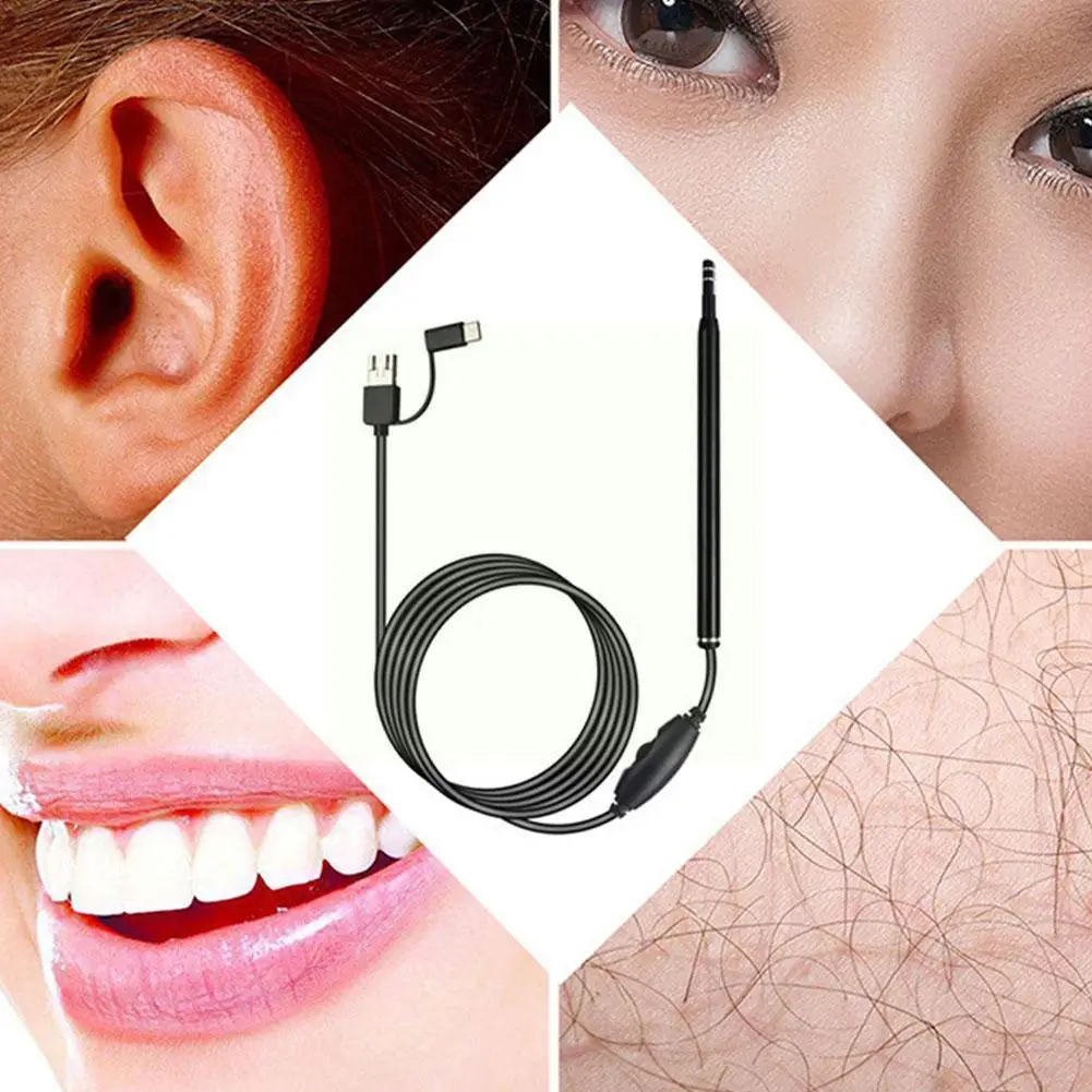 

Visual Ear Pick Usb Three-in-one 5.5mm Ear Picking Picking Endoscope Pick Artifact Phone Ear Q4x9