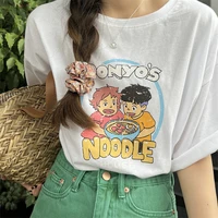 anime cute printed short sleeve t shirt female casual fashion comfortable kawaii summer tees harajuku t shirt loose tops