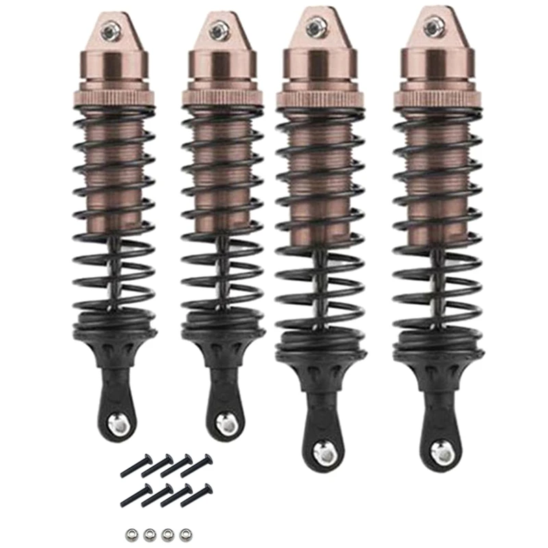 

Hot Sale RC Car Front Rear Shocks For Traxxas Slash 4X4 727 1/10 RC Model Car Shock Absorber Part - Titanium Color SLA014 SLA015