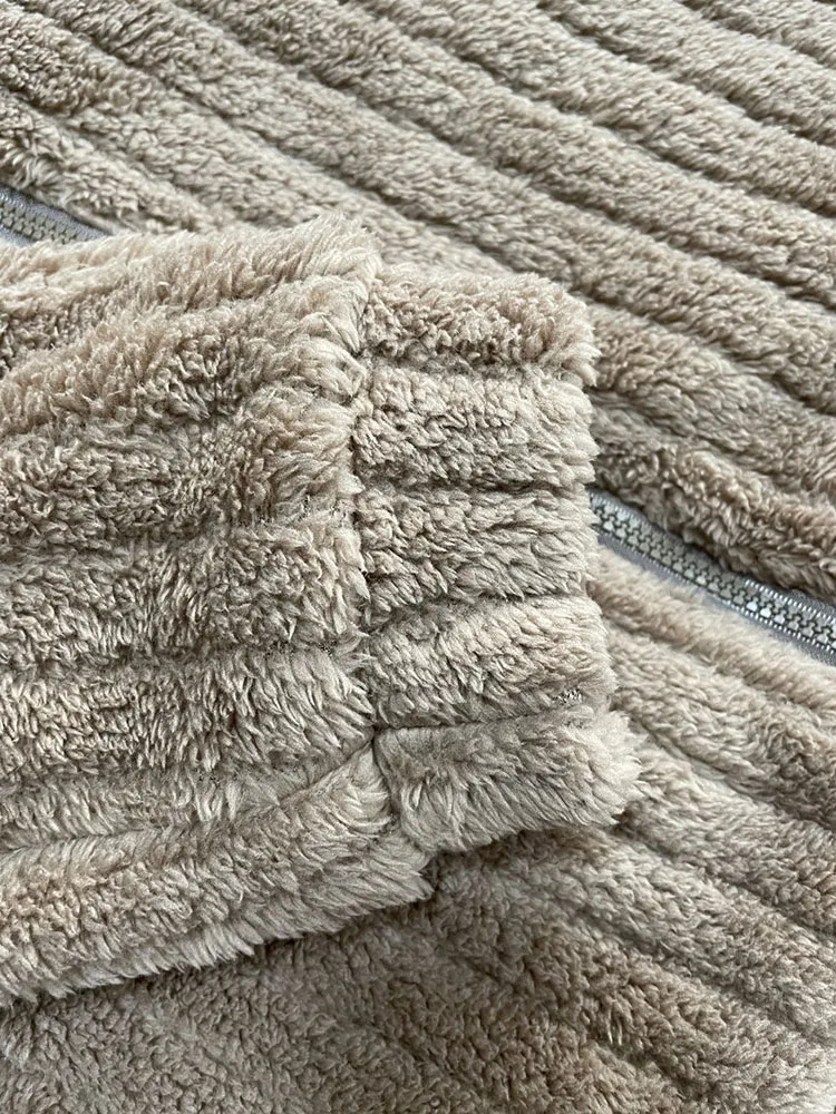 Женское мохеровое плюшевое пальто уютный Повседневный утепленный теплый