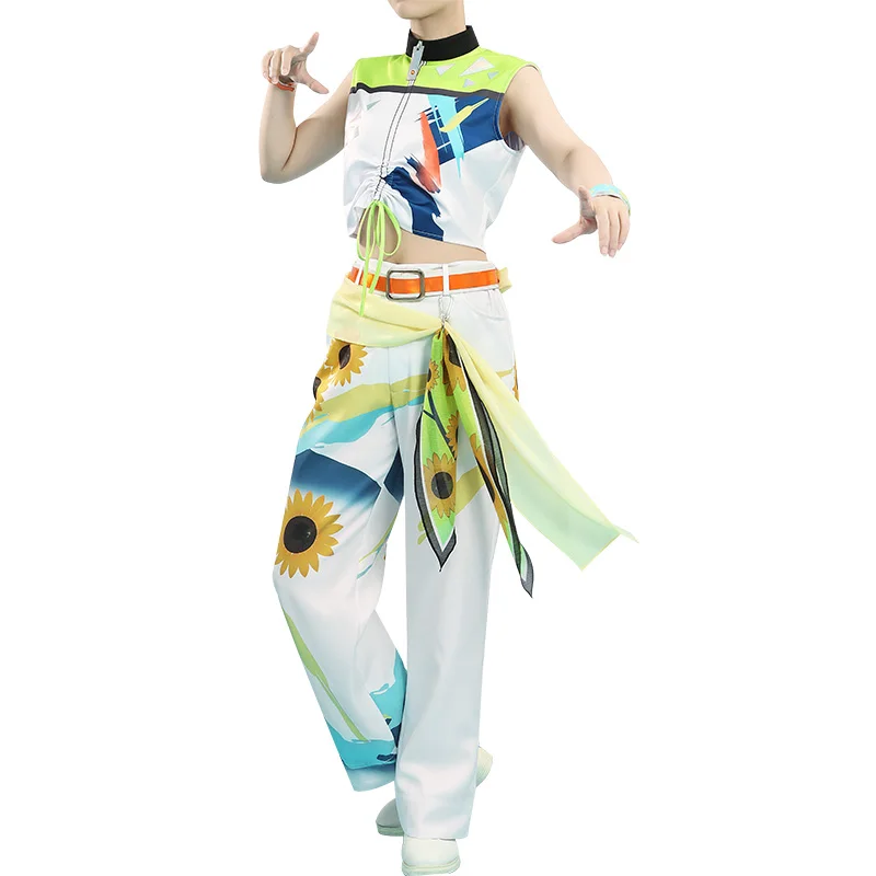 COS-KiKi аниме ансамбль звезды солнечный Tsukinaga Leo/Suou Tsukasa игровой костюм косплей
