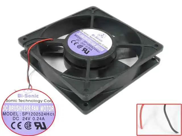 Bi-Sonic SP1202524H DC 24В 0.24A 120x120x25 мм вентилятор охлаждения сервера