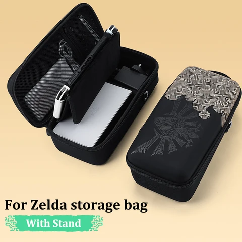 Портативная сумка для хранения для zelda Switch OLED, защитная дорожная зеленая и фиолетовая для NS Nintendo Switch