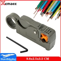 mini portable wire stripper knife crimper pliers cable wire cutters stripping crimping tool with hexagon wrench tools nippers
