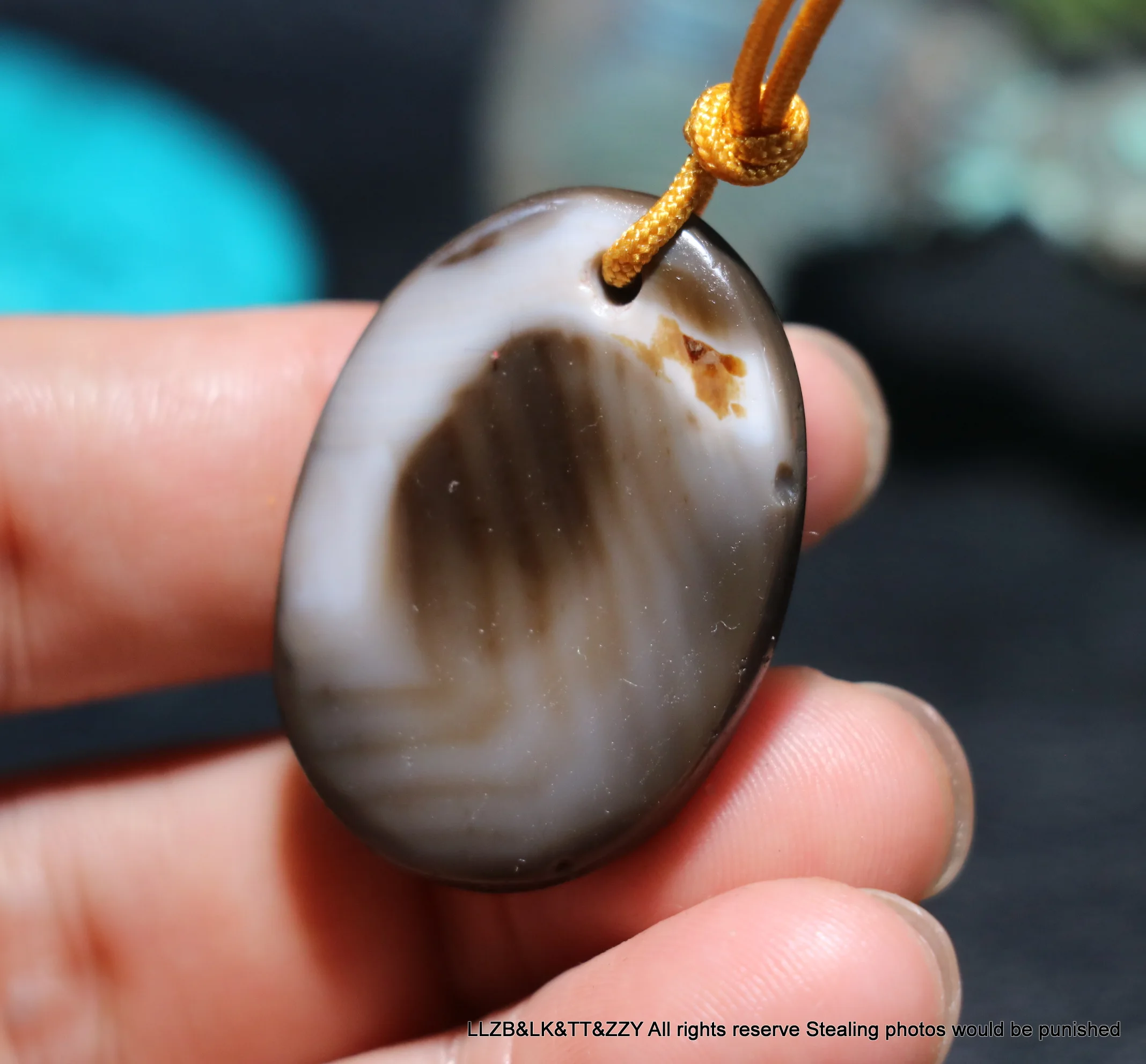 Уникальный стиль волшебная энергия Тибетский Старый Агат OM слово в форме яйца