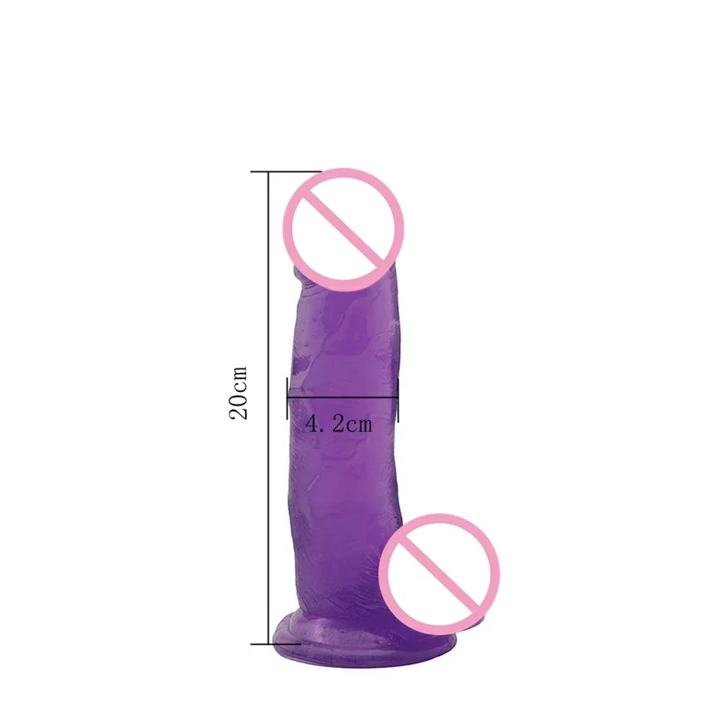 Гигантский длинный желейный пенис настоящий секс-игрушка для взрослых женщин