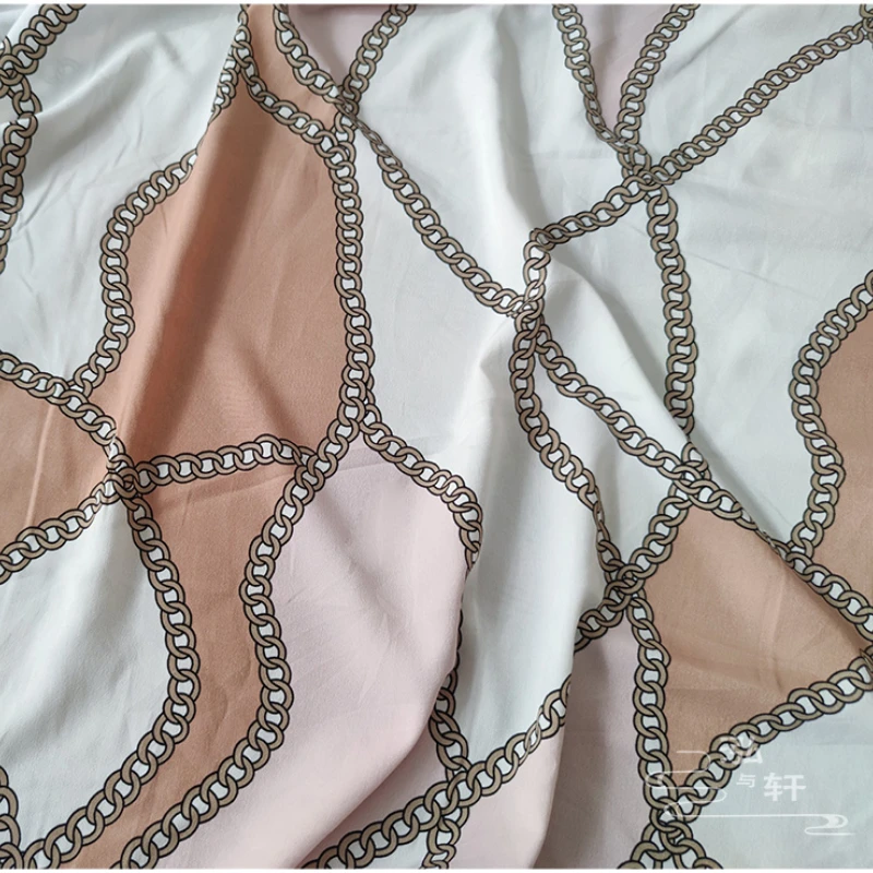 Шифоновая ткань с принтом тонкий для платья рубашки Чонсам одежда дизайнерский