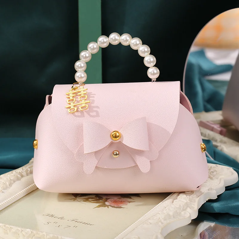 

10pcs Leather Mini Wedding Gifts Bag for Guests Party Distributions Bags Candy Mini Bag Gift Box Wedding Favour Eid Mubarak