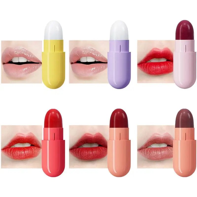 

Mini Lipstick For Women 6pcs Mini Matte Lipstick Sets For Women Pills Lipstick Long Lasting Nude Red Mini 24 Hour Stay On Matte