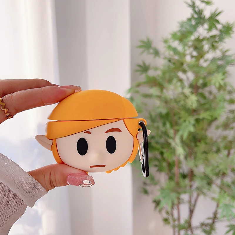 

Cute Cartoon Elf Youth Bluetooth Headset Cover For Airpods 1 2 3 Pro Pro2 Headphone Cover Wireless Earphone Box