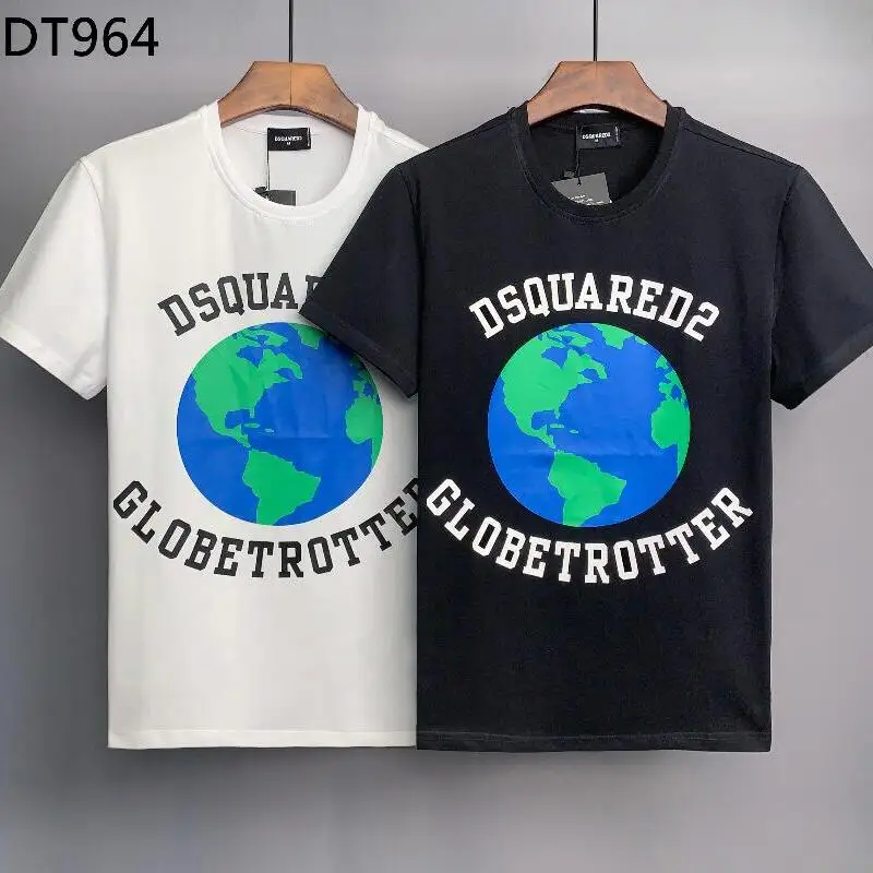 

2022 Dsquared2 Cotton Round Neck Short Sleeve Letter Print T-shirt Men's Clothing Tops DT964