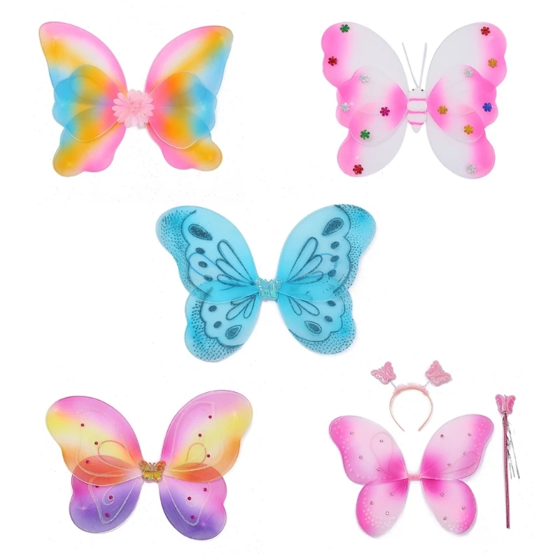 

Angel Wings Wings Cute Fairy Wings-Elf Wings Princess-Wings Halloween Costume Wings Gift for Little Girls Kid T8NB