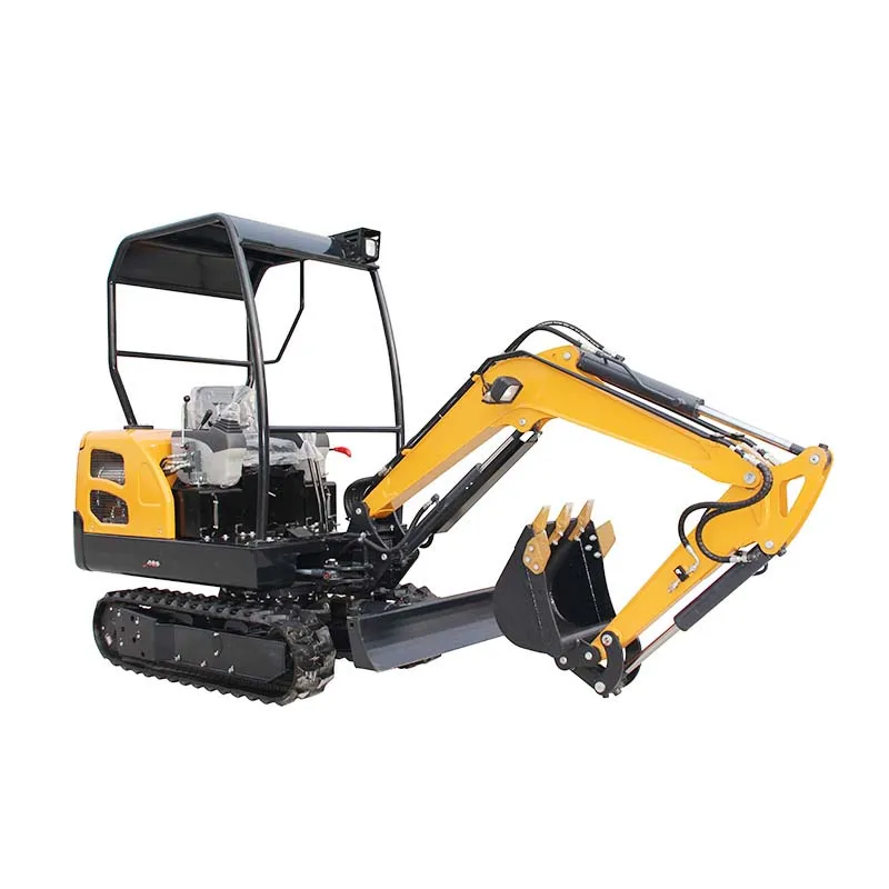 EPA CE China 2Ton Rubber Track Mini Crawler Excavator With The Excavator Attachment