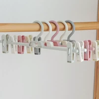 1pc trousers rack clip anti slip clothespin wardrobe pants clamp clothes hanger for trouser skirt pants closet organizer