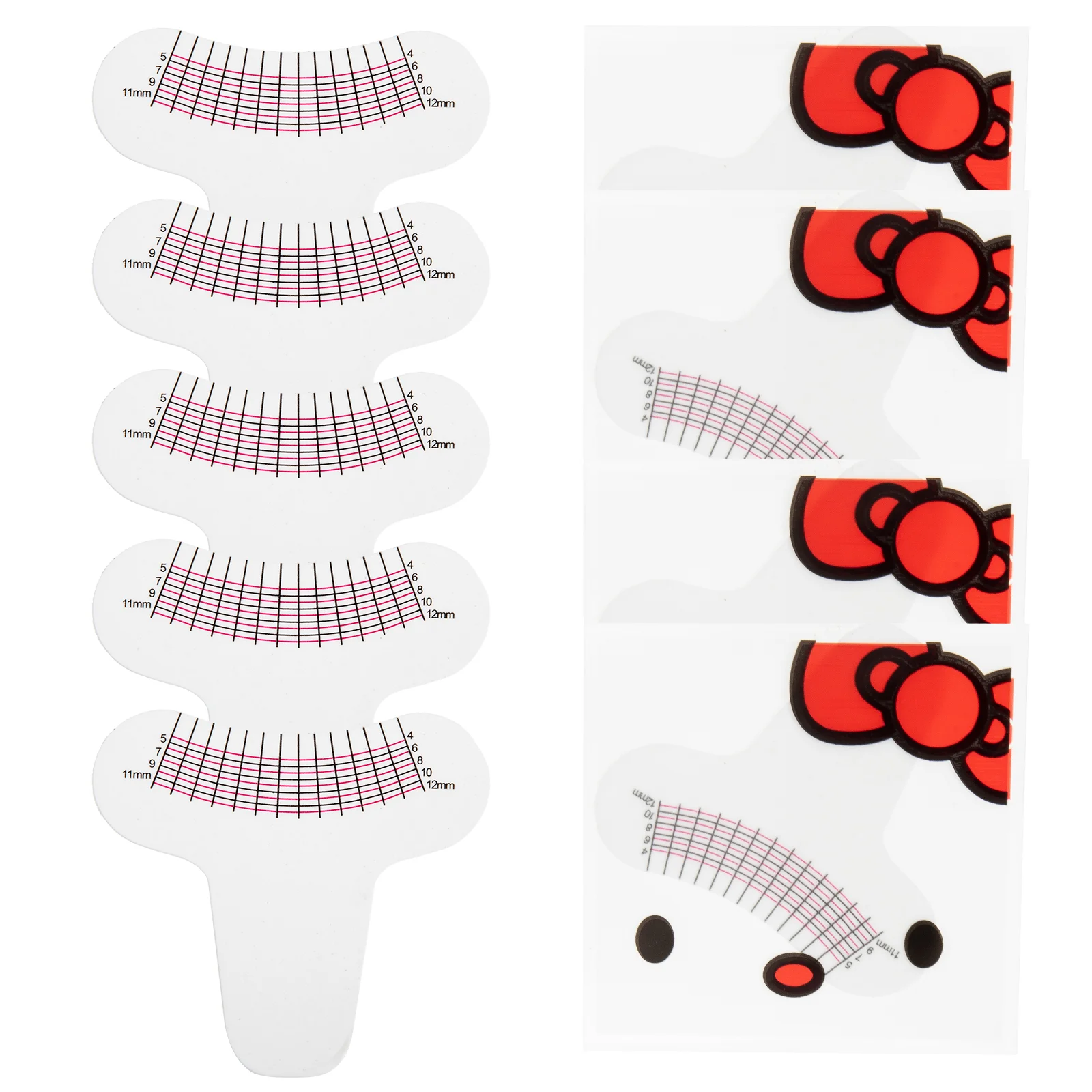 

Ruler Lash Eyelash Measuring Tool Eyelashes Paper Rulers Length Eyebrow Degree Craftingmascara Curling Extensionbalance