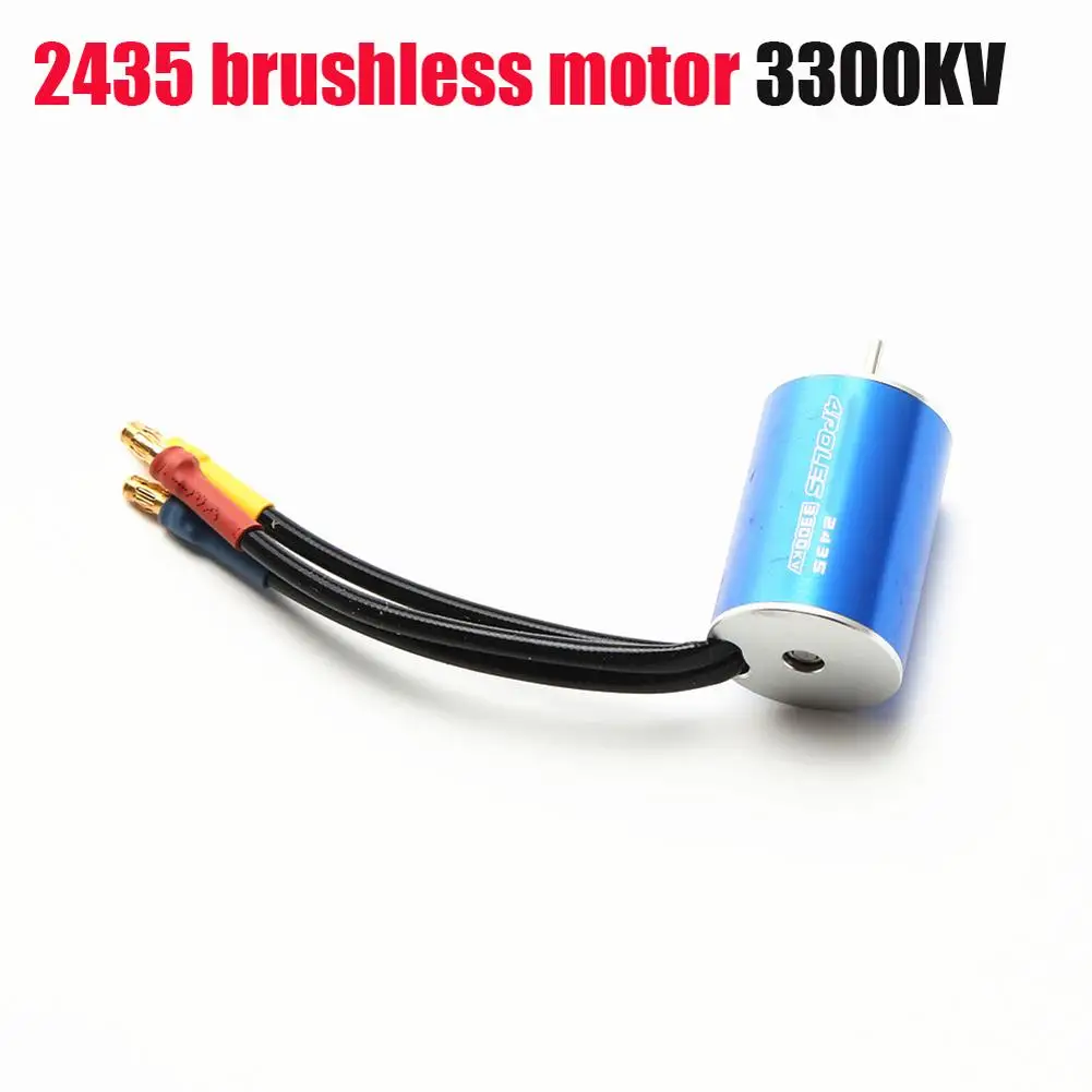 2435 3300kv/4500kv/4800kv бесщеточный двигатель совместимый с Traxxas Hsp Wltoys 1/16 1/18 Rc грузовик автомобиль Лодка приманка части