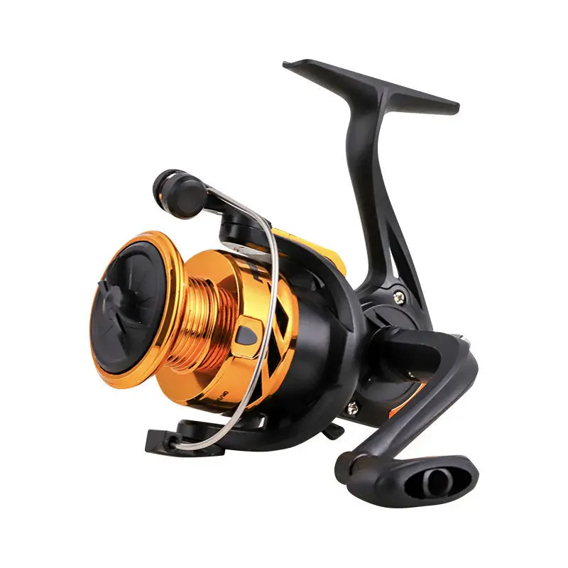 

Special Offer Large Capacity Fishing Wheel Plating Fishing Reel Metal Movement Black Gold Fishing Wheel