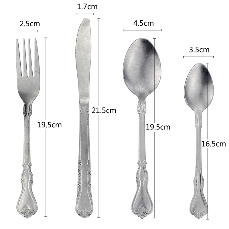 

Винтажный набор столовых приборов из нержавеющей стали