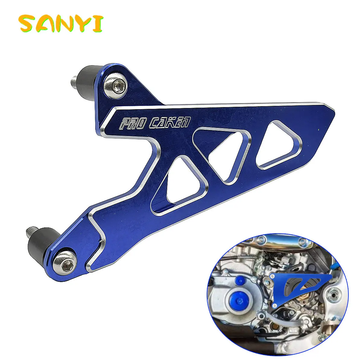 

CNC Front Sprocket Cover Chain Protector Guard For Yamaha YZ250 YZ250F YZ250X WR250F YZ450F WR450F YZ 250 250F 250X WR 450F 450