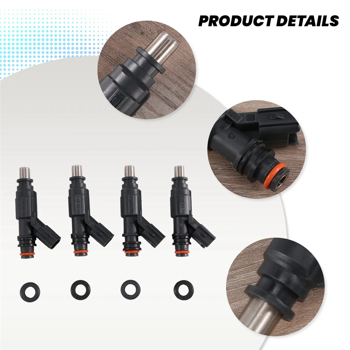 4 шт./комплект форсунка топливного инжектора 23250-0D030 23209-0D030 для Toyota Avensis Corolla 1 VVTI 6